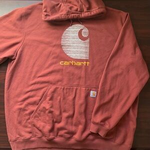 Carhartt Hoodie Rain Defender Maroon Color Mens Size 3XL